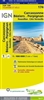 174 Carcassonne Beziers Perpignan France - Detailed Road Map. The brand new revision of the IGN Top 100 maps - originally designed for cyclists they should appeal to anyone who wants to explore their holiday area of France in detail by walking, cycling or