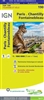 Paris Chantilly Fontainebleau France - Detailed Road Map. This map will appeal to anyone who wants to explore their holiday area of France in detail by walking, cycling or by car. These maps are clear, more precise and more practical than most maps of the