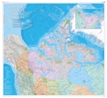 Northern Canada Natural Resources Canada Wall Map