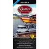 Alaska Motorcycle Map by Butler. This waterproof map provides detailed, easy to read information specifically for motorcyclists. The most dramatic sections of paved and dirt roads are highlighted in Butler Maps popular Gold, Red and Orange colors and are