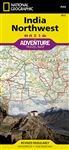 NW India National Geographic Adventure Map. This map is designed to meet the unique needs of adventure travelers with its durability and accurate information. This folded map provides global travelers with the perfect combination of detail and perspective