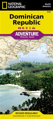 Dominican Republic National Geographic Adventure Map