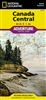 Canada Central National Geographic Adventure Map. This map includes the locations of cities and towns with a user-friendly index, a clearly marked road network complete with distances and designations for roads/highways, plus secondary routes for those se