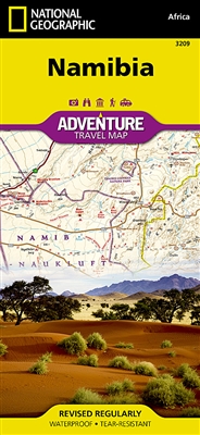 Namibia National Geographic Adventure Map
