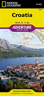 Croatia National Geographic Adventure Map
