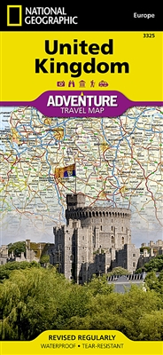 United Kingdom National Geographic Adventure Map