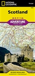 Scotland Adventure Travel map map. This map will meet the needs of Scotlands adventure travelers with its durability and detailed, accurate information. Whether you are hill walking, taking in the local culture, or testing nerves with an adrenaline-sports