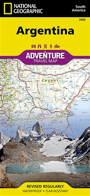 Argentina National Geographic Adventure Map