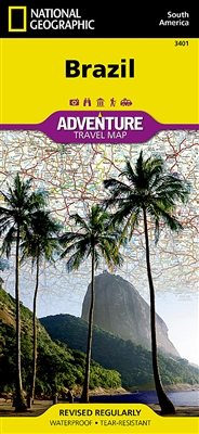 Brazil National Geographic Adventure Map