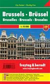 Brussels Belgium - City Pocket Map Guide. Freytag and Berndt maps are some of the nicest maps available. They are extremely detailed with great color and most of the maps have beautiful relief shading. Many of the maps are also double sided with photograp