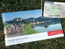 â€‹DANUBE BIKE TRAIL GUIDE. This is a very detailed compact laminated and coil bound guide. It includes maps, graphs, photos, geography, side trips, connecting cycle trials, alternative routes, and accommodations.