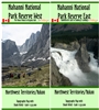 Nahanni National Park NWT Reserve East & West Hiking Maps.  Nahanni National Park NWT Reserve East & West Hiking Maps. 1:250,000 two sheet topographic set.  Comes in plastic sleeves.