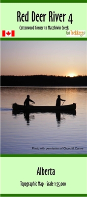 Red Deer River Alberta Canoe Maps 4 5 6 and 7. Map 4 Cottonwood Corner to Matzhiwin Creek. Map 5 Gateways Camp to Porcupine Bend. Map 6 Porcupine Bend to Empress. Map 7 Highway 41 to Estuary. â€‹