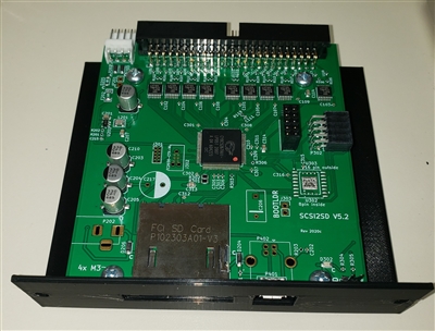 SCSI2SD V5.2 with Macintosh SE rear mounting bracket