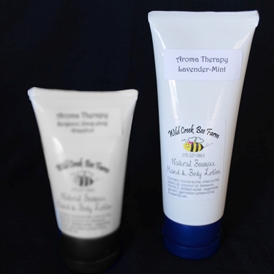 4oz beeswax hand and body lotion