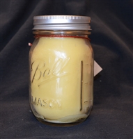 mason jar beeswax candle