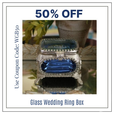 Glass Wedding Ring Box Coupon