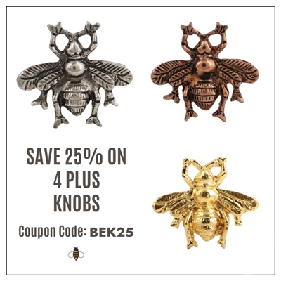 Bee Metal Knob Coupon