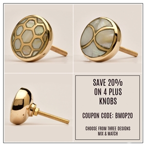 Brass MOP Knob Coupon