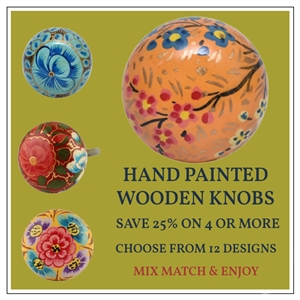 Hand Painted Wooden Knob Coupon