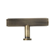 Solid Brass Hammered Knob