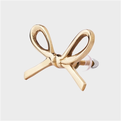 Solid Brass Bow Knob