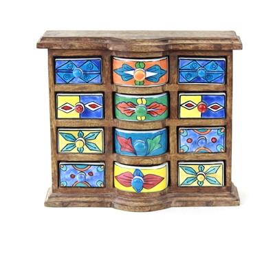 Ceramic Six Drawer Chest