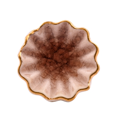 Brown Crackle Knob