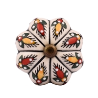 Multicolored Ceramic Cabinet Knob