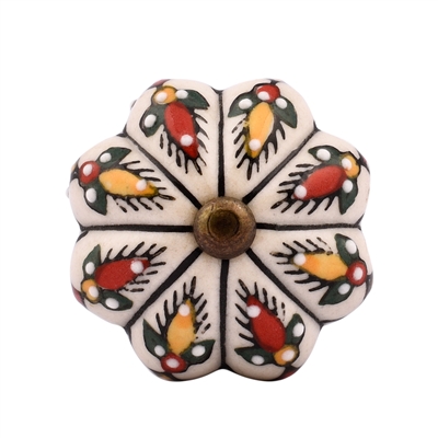 Multicolored Ceramic Cabinet Knob