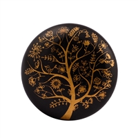 Gold Tree Ceramic Knob