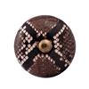 Snake Skin Enamel Ceramic Cabinet Knob