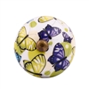 Butterfly Enamel Ceramic Cabinet Knob