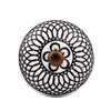 Black White Ceramic Cabinet Knob