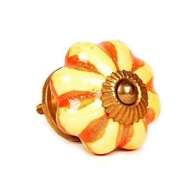 Melon shaped knob