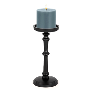 Aluminum Candleholder Set in Black