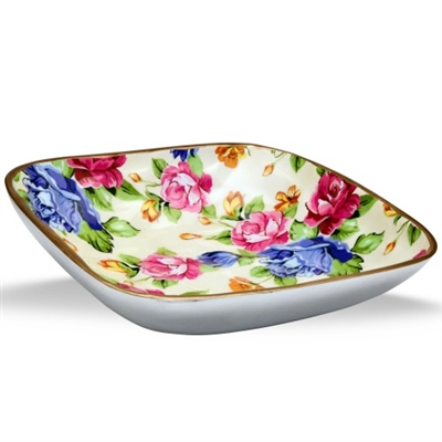 Enamel Metal Square Bowl