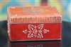 Wooden Jewelry Box (Orange and Red)
