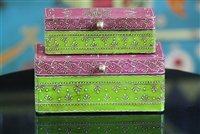 Wooden Jewelry Box (Set of 2 Boxes)