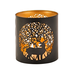 Deer Cutout Tealight Candle Holder