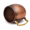 The Classic Hammered Pure Copper Moscow Mule Barrel Mug