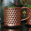 The Hex Hammered Pure Copper Mug - 16 oz