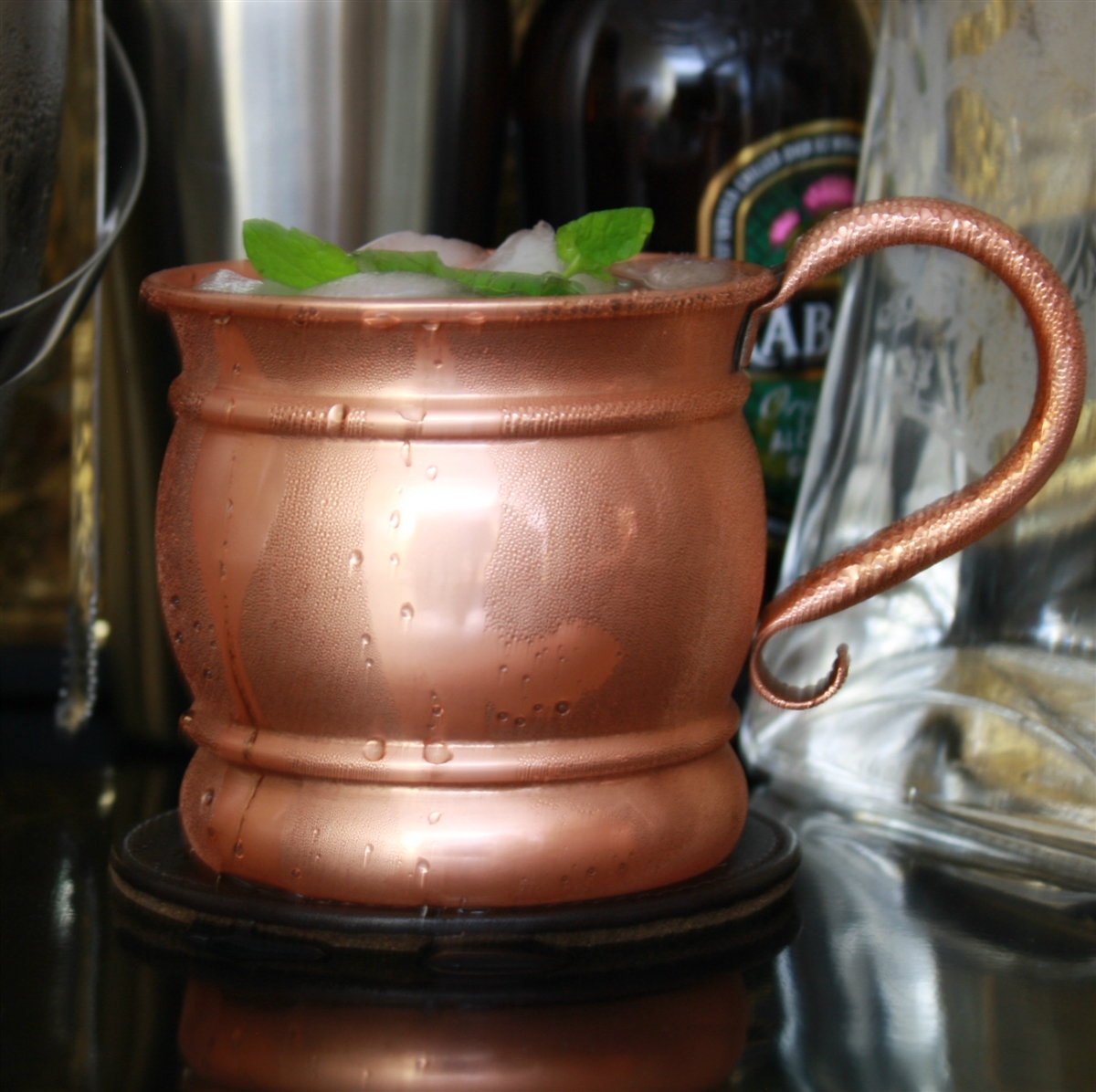 The Vintage solid pure cocktail mugs are perfect for Moscow Mules or other  Vodka Bucks.