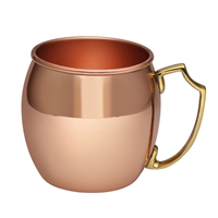 The Classic Pure Copper Moscow Mule Barrel Mug - 16 oz