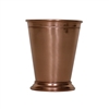 Beaded Pure Copper Mint Julep Cup in Shiny Finish - 14 oz