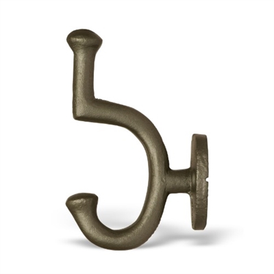 Iron Wall Hook in Gray