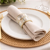 Mother of Pearl Napkin Rings