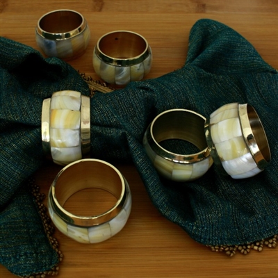 Mother of Pearl Napkin Ring