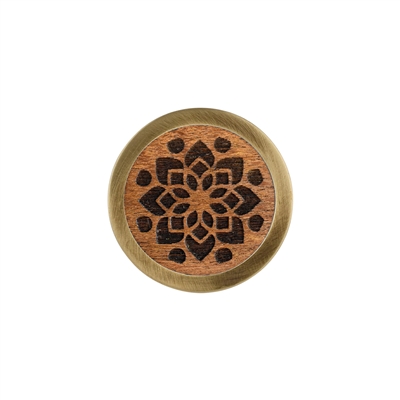 ONEKNOB WITH ETCHED WOOD FILLER