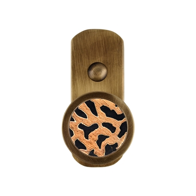 ONEKNOB BROAD WALL HOOK WITH HORN FILLER